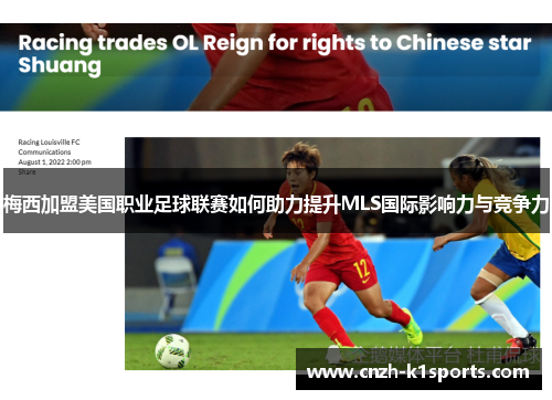 梅西加盟美国职业足球联赛如何助力提升MLS国际影响力与竞争力 梅西加盟美国职业足球联赛如何助力提升MLS国际影响力与竞争力